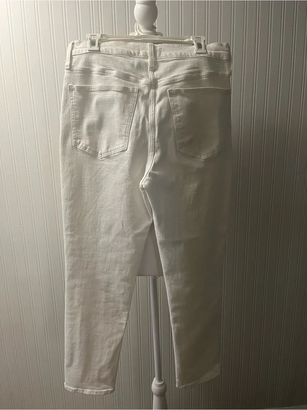 Madewell White  Straight-Leg High-Rise Jeans